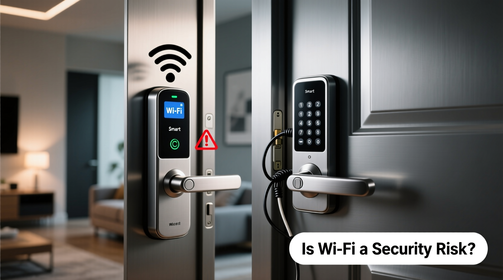 smart lock vs keypad lock is the wifi feature a security risk
