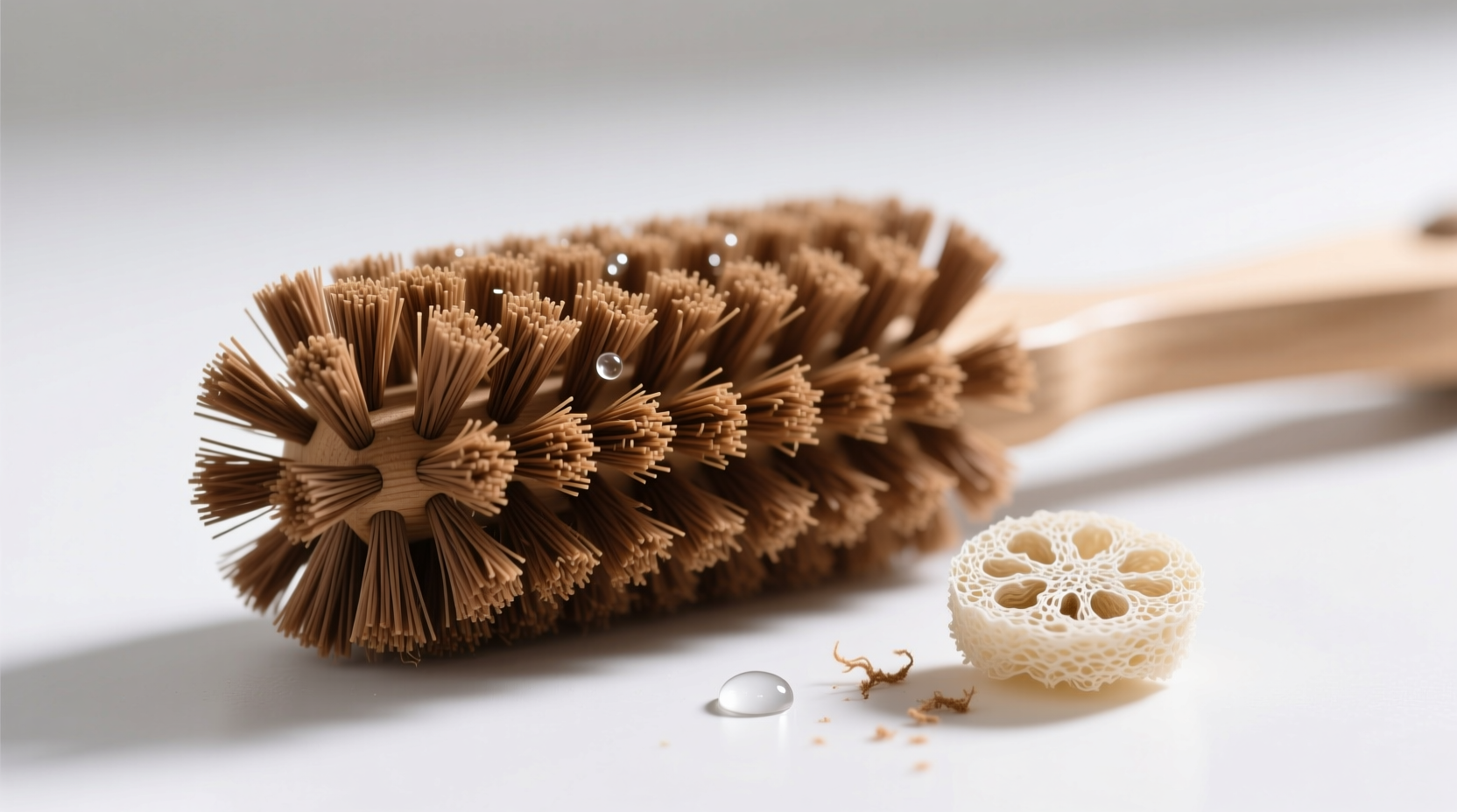 coconut coir vs loofah for grout cleaning