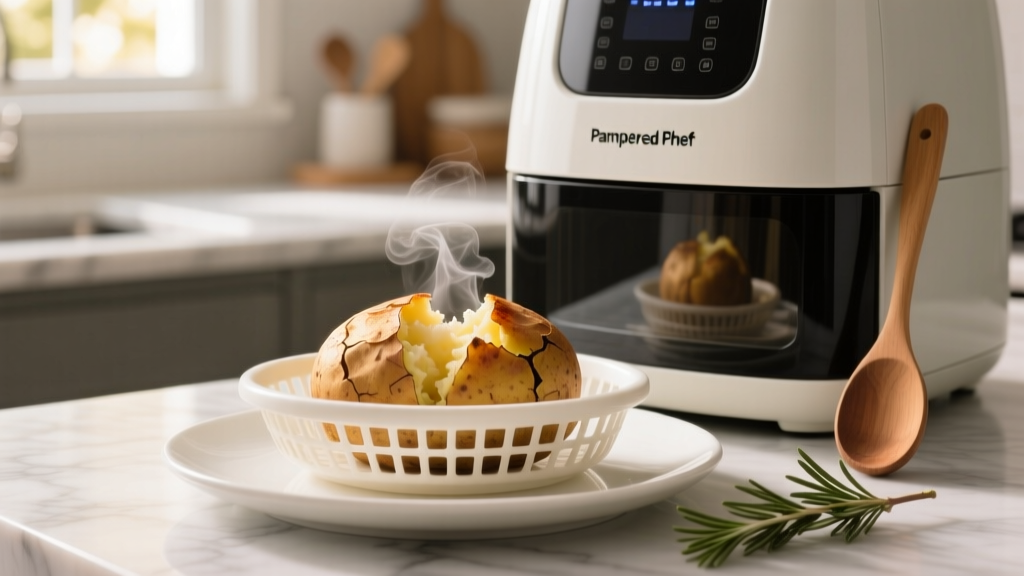 Perfect Baked Potatoes in a Pampered Chef Air Fryer