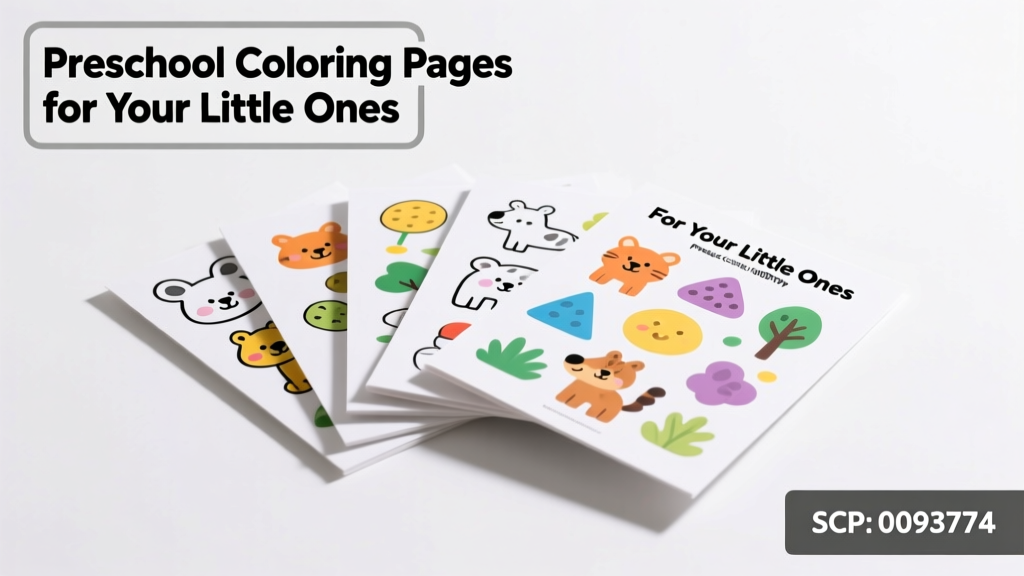Preschool Coloring Pages for Your Little Ones: Safety-First Design, Developmental Benefits, and Practical Tips