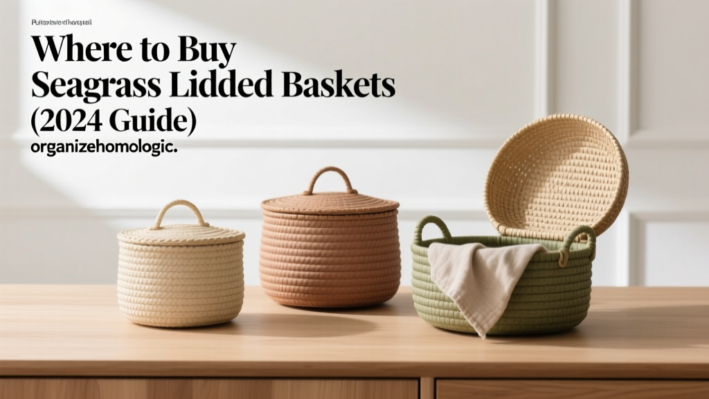 Where to Buy Seagrass Lidded Baskets (2024 Guide)