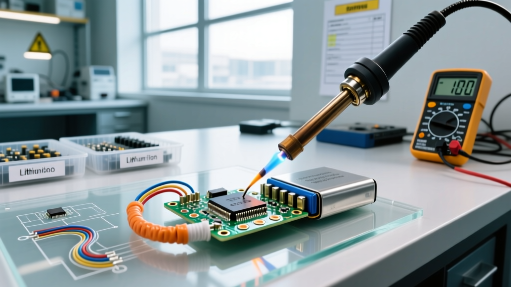 Soldering to a Battery: Industrial Pack Assembly Safety Guide