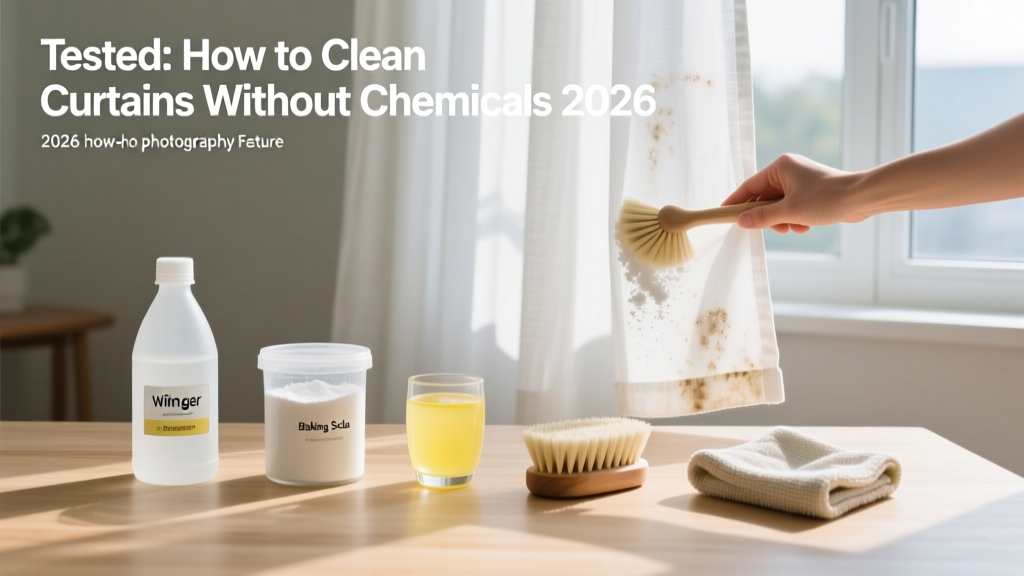 Tested: How to Clean Curtains Without Chemicals 2026