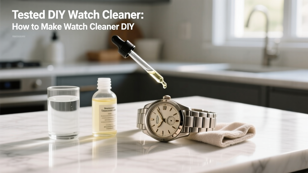 Tested DIY Watch Cleaner: How to Make Watch Cleaner DIY