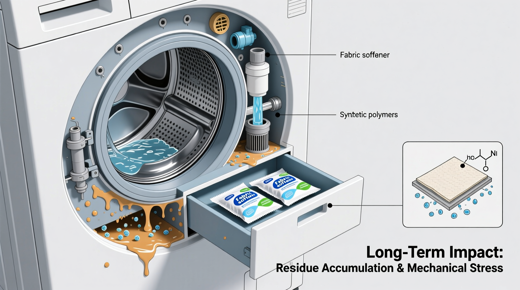 are fabric softener sheets bad for your washing machine long term effects
