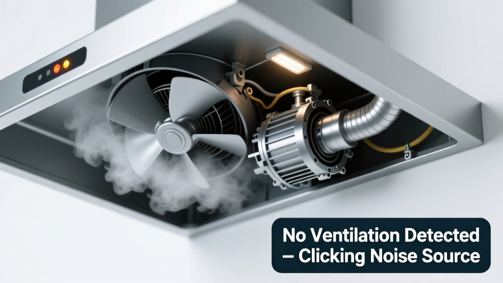 Range Hood Not Venting & Making Clicking Sound: Quick Diagnosis