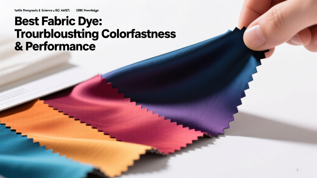 Best Fabric Dye: Troubleshooting Colorfastness & Performance