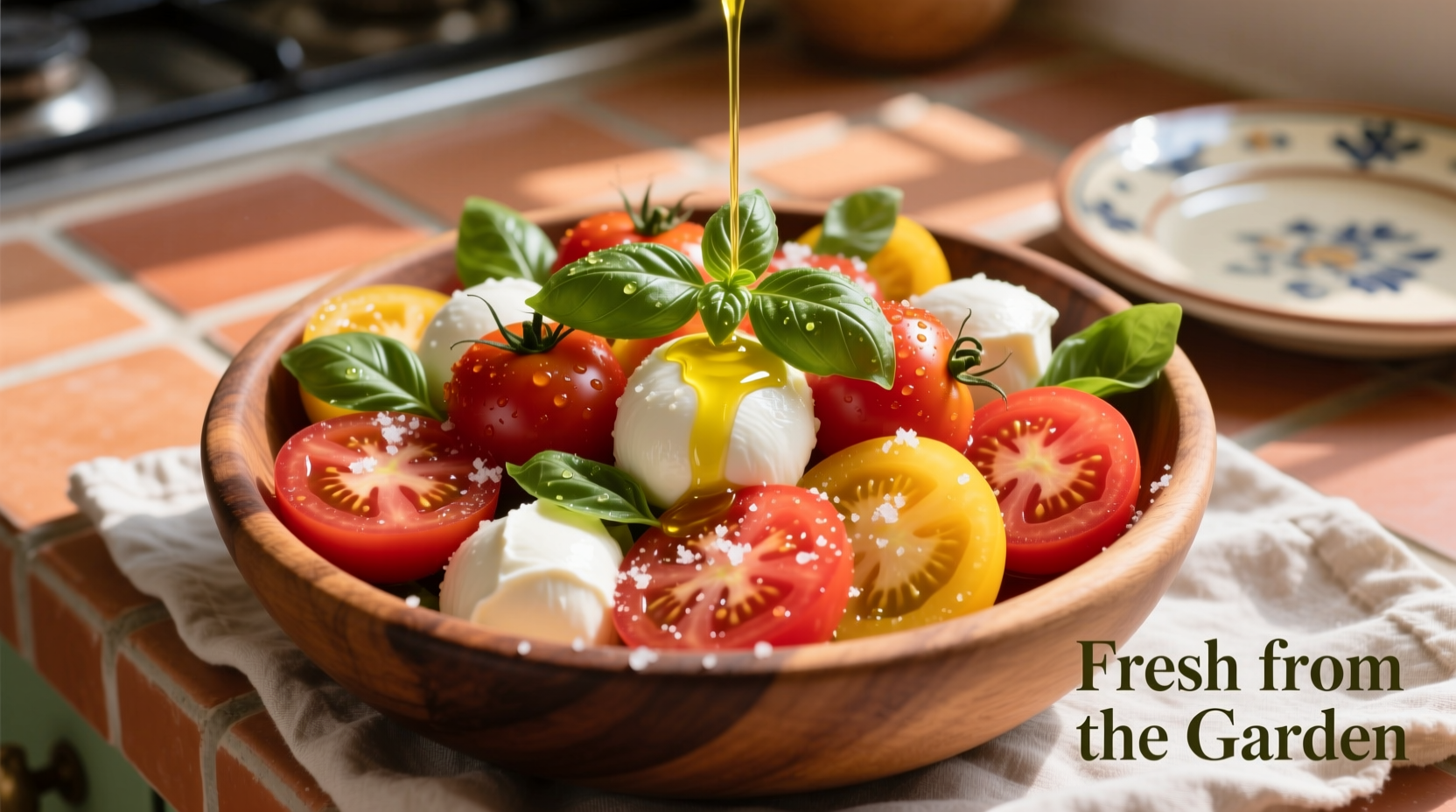 Authentic Italian Tomato Salad with Mozzarella Recipe