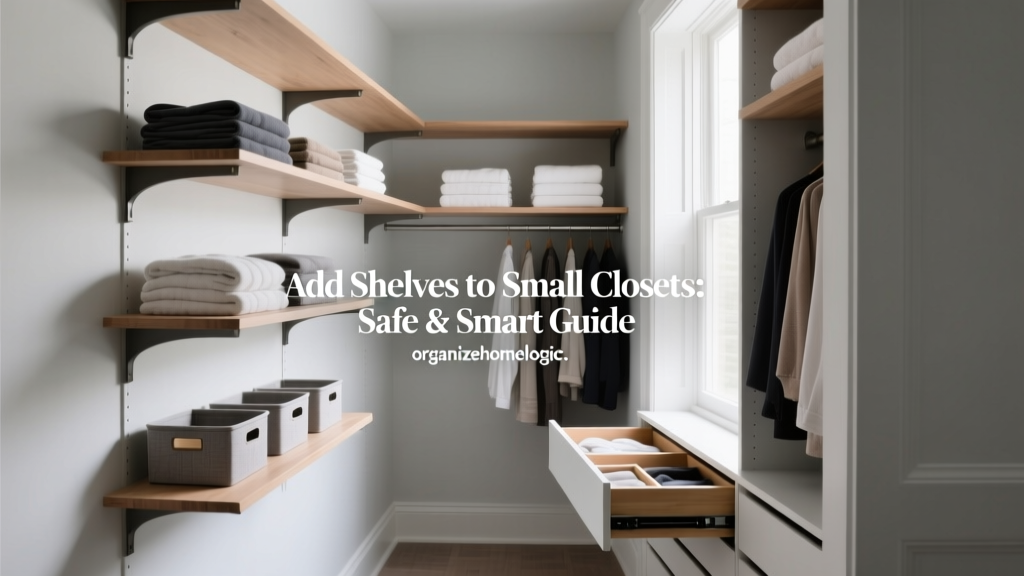 Add Shelves to Small Closets: Safe & Smart Guide