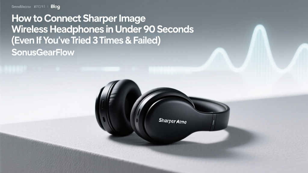 Sharper Image Wireless Headphones Not Connecting?