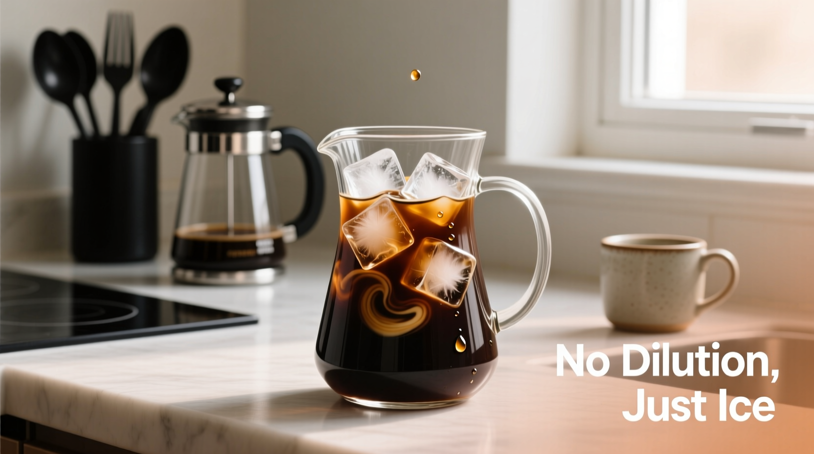 how to make iced coffee without watering it down using ice cubes