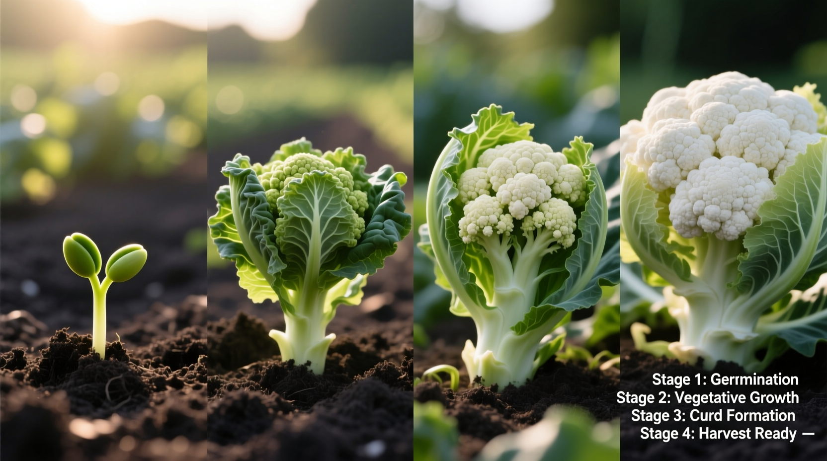 Cauliflower Growing Stages: Complete Timeline & Care Guide