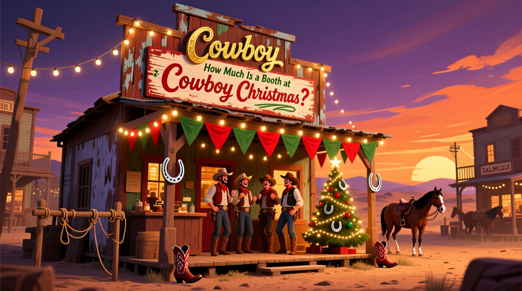 how much is a booth at cowboy christmas