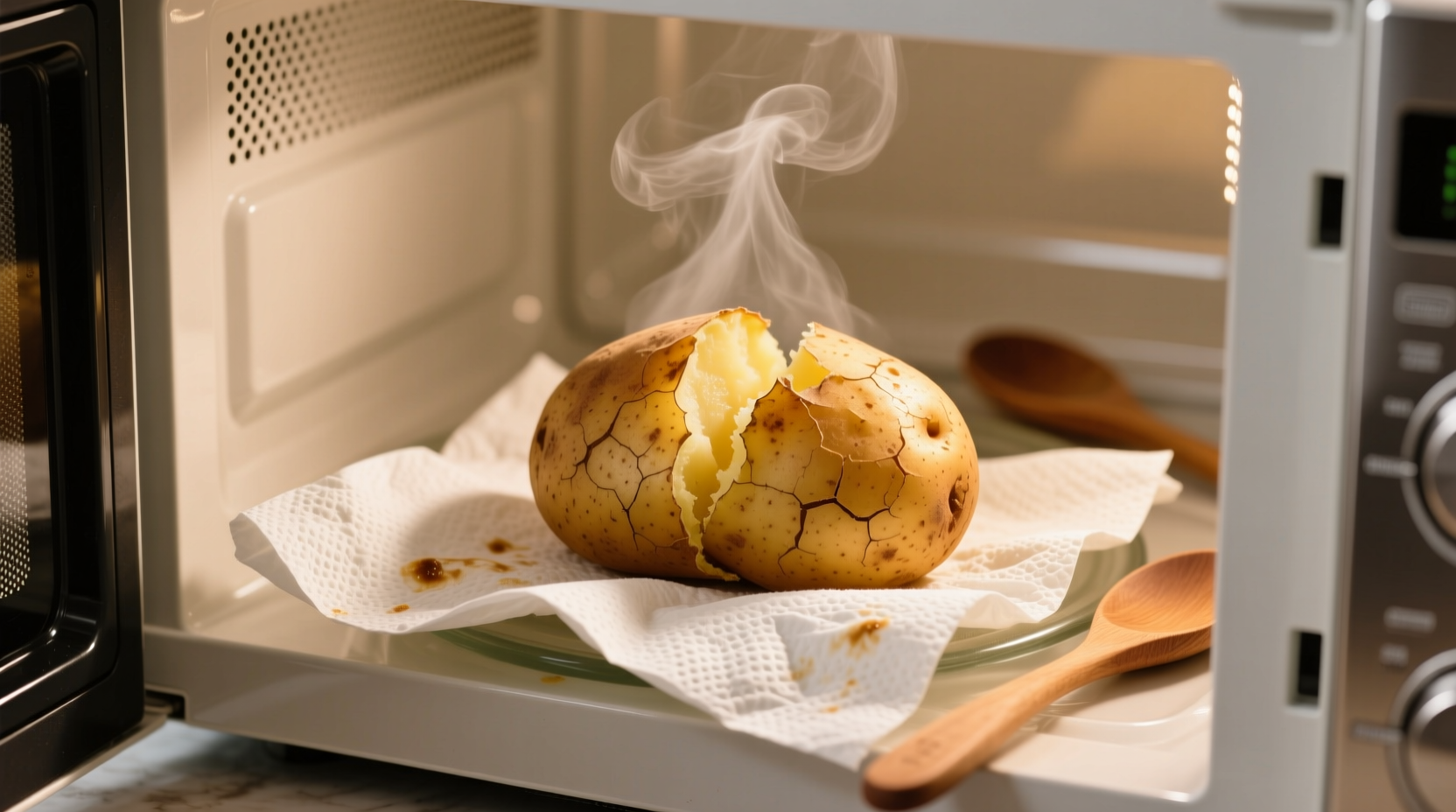 Microwave Baked Potato with Paper Towel: Fast & Perfect Method