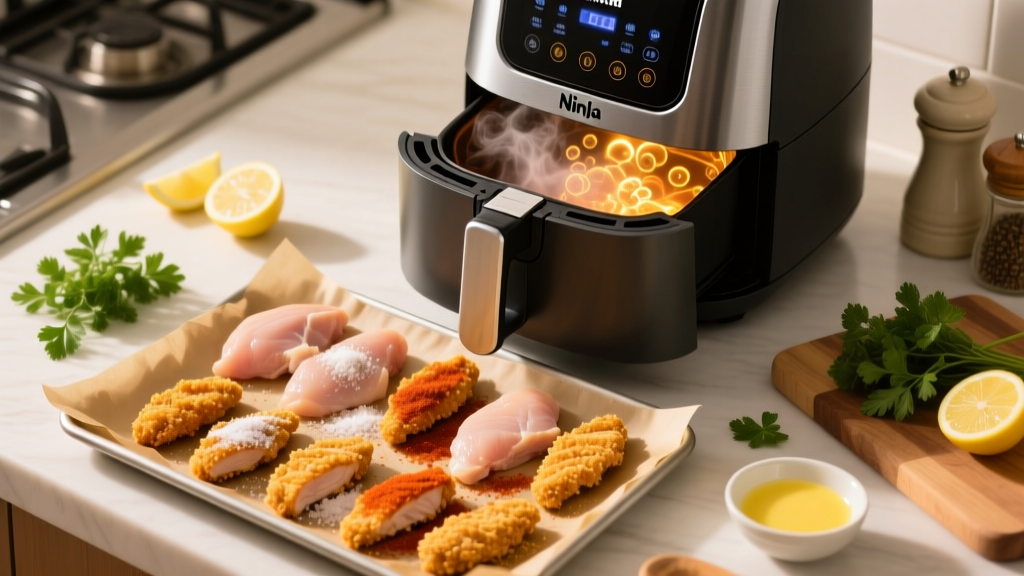 How to Cook Chicken Fingers in a Ninja Foodi (Crispy!)
