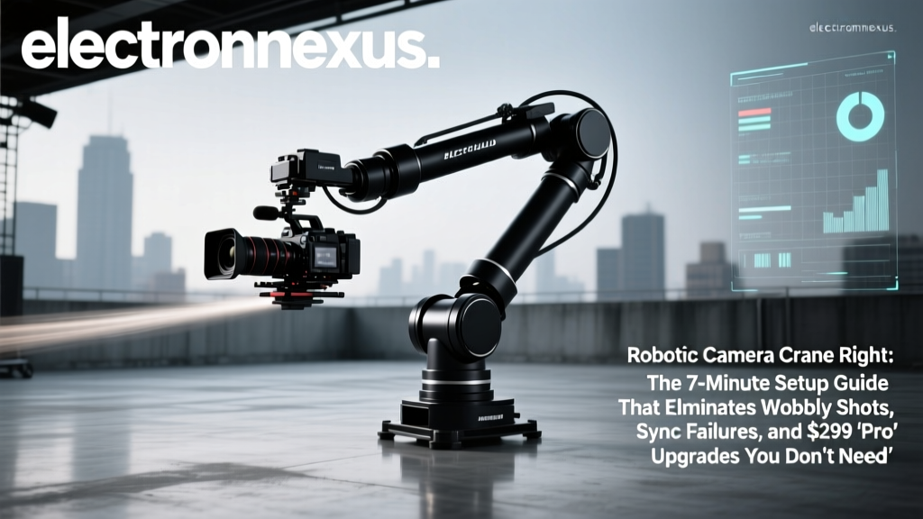 Robotic Camera Crane Right: The 7-Minute Setup Guide That Eliminates Wobbly Shots, Sync Failures, and $299 'Pro' Upgrades You Don’t Need