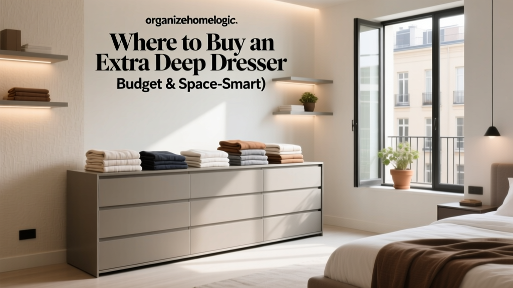 Where to Buy an Extra Deep Dresser (Budget & Space-Smart)