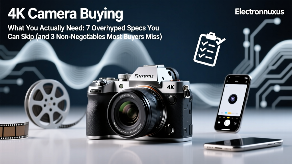 4K Camera Buying What You Actually Need: 7 Overhyped Specs You Can Skip (and 3 Non-Negotiables Most Buyers Miss)