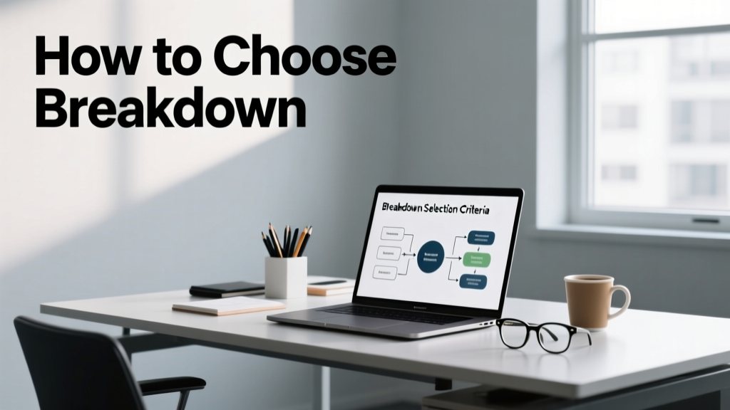 How To Choose Breakdown: A Practical, Evidence-Based Guide for Industrial Maintenance Teams