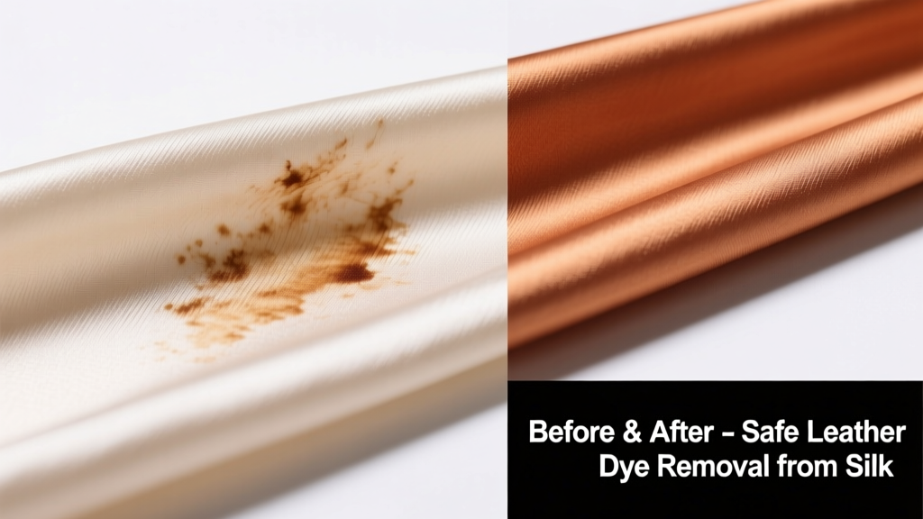 How to Remove Leather Dye from Silk Safely