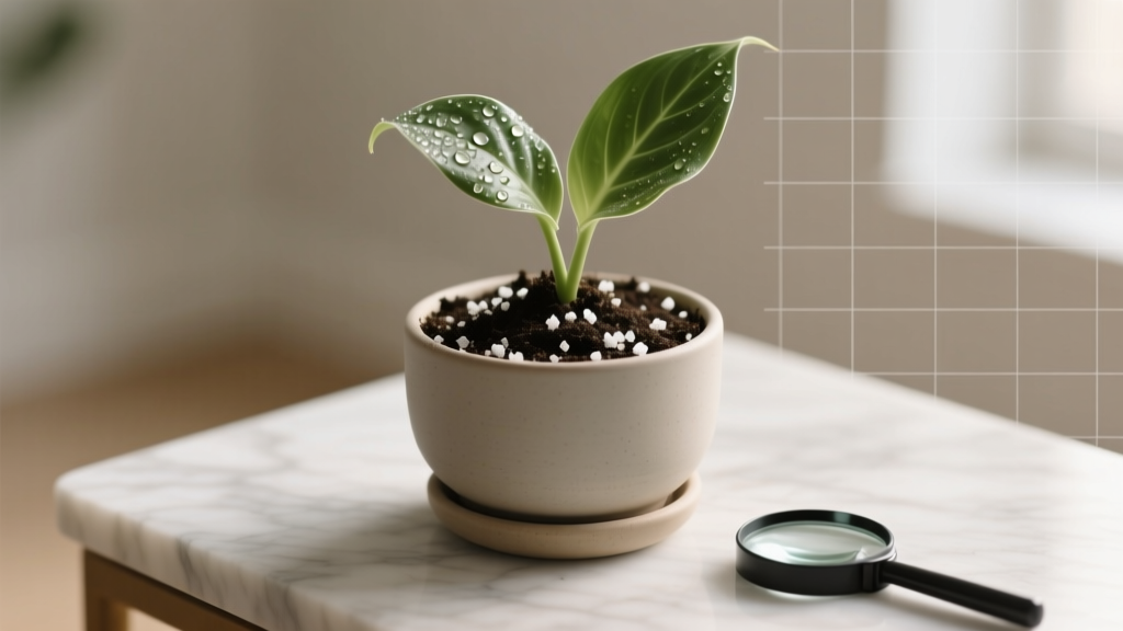 White Stuff on Indoor Plant Soil: What It Is & Fix