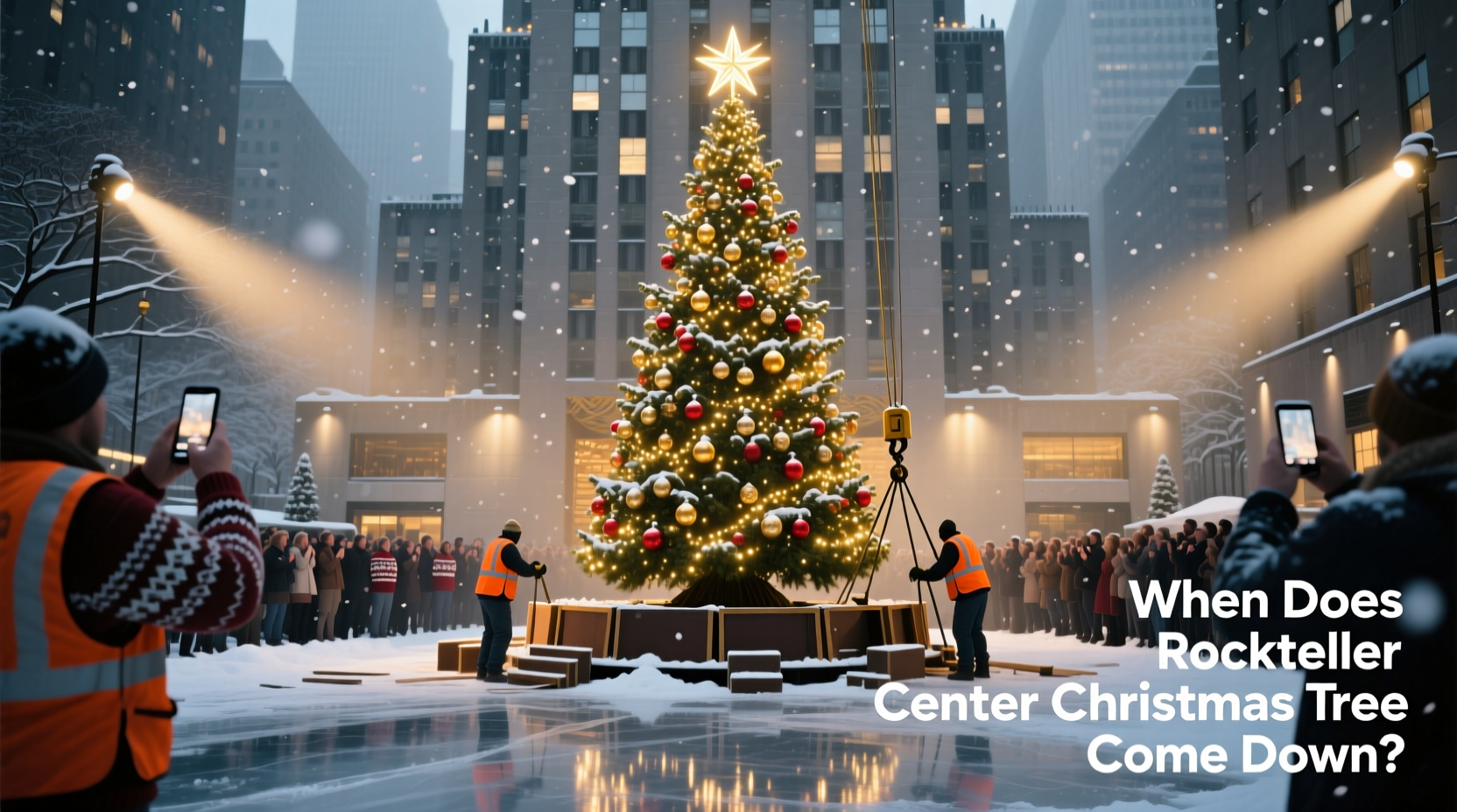 when does rockefeller center christmas tree come down
