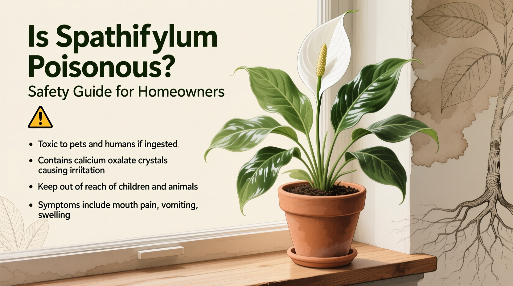 Is Spathiphyllum Toxic? 5 Safety Tips | TheHomeSprouts