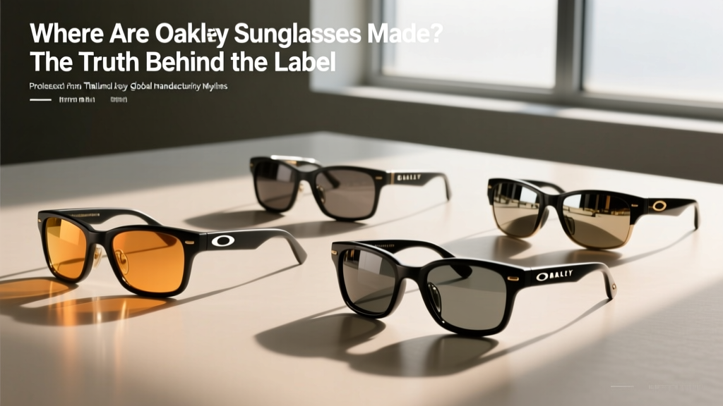 Where Are Oakley Sunglasses Made? The Truth Behind the Label
