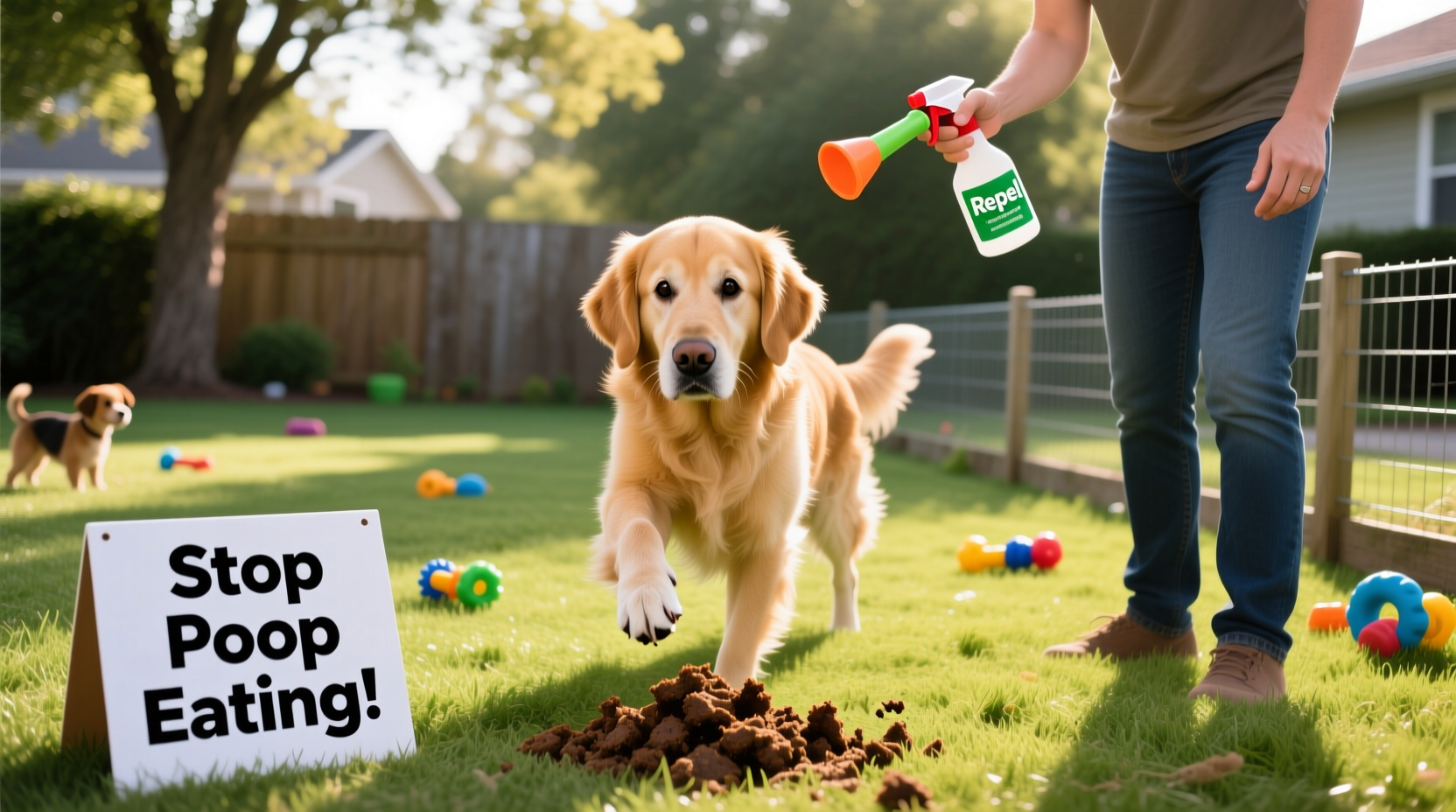best strategies to stop your dog from eating poop in the yard