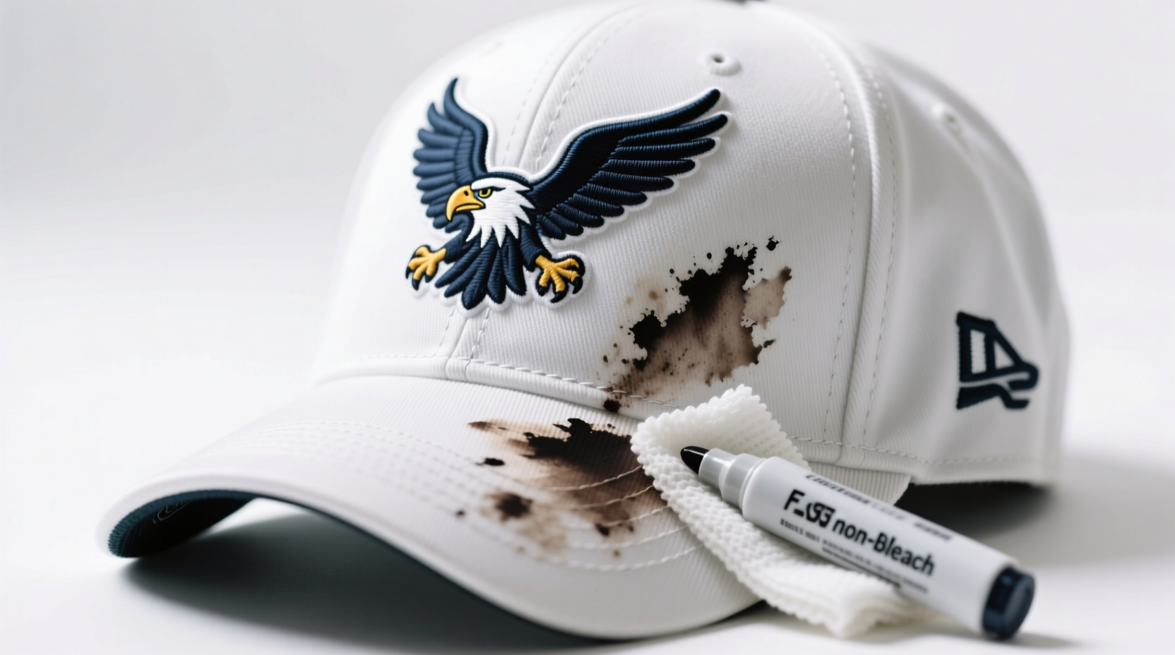 how to remove permanent marker from cotton baseball caps