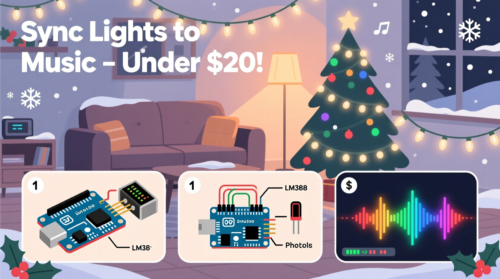 how to sync christmas lights to music using affordable diy methods