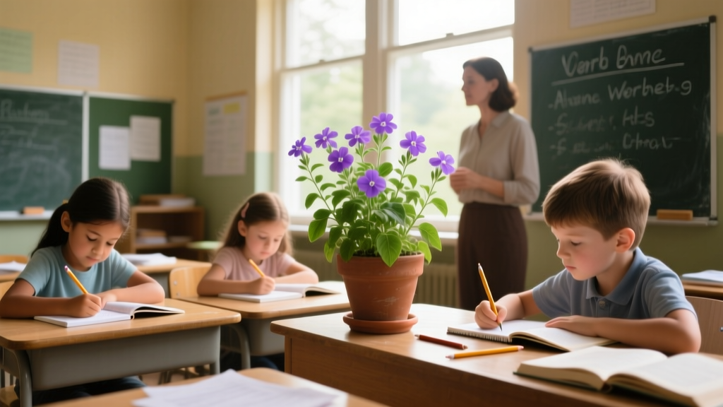 Verbena: Botanical Profile, Educational Applications, and Cultivation Science for Early Childhood Learning Environments