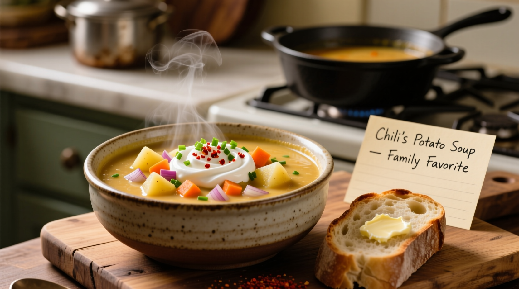 Perfect Copycat Chili's Potato Soup Recipe at Home