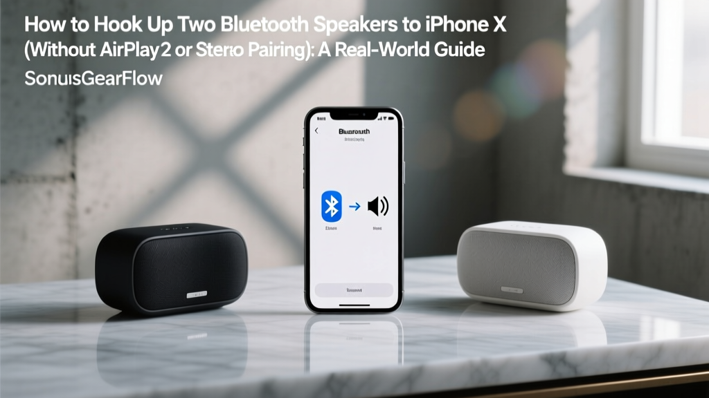 iPhone X Bluetooth Speakers: Dual Setup (2026)