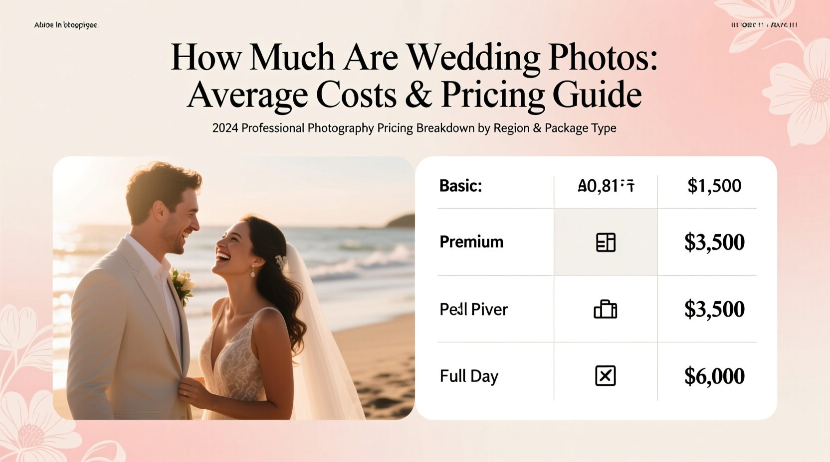 how much are wedding photos