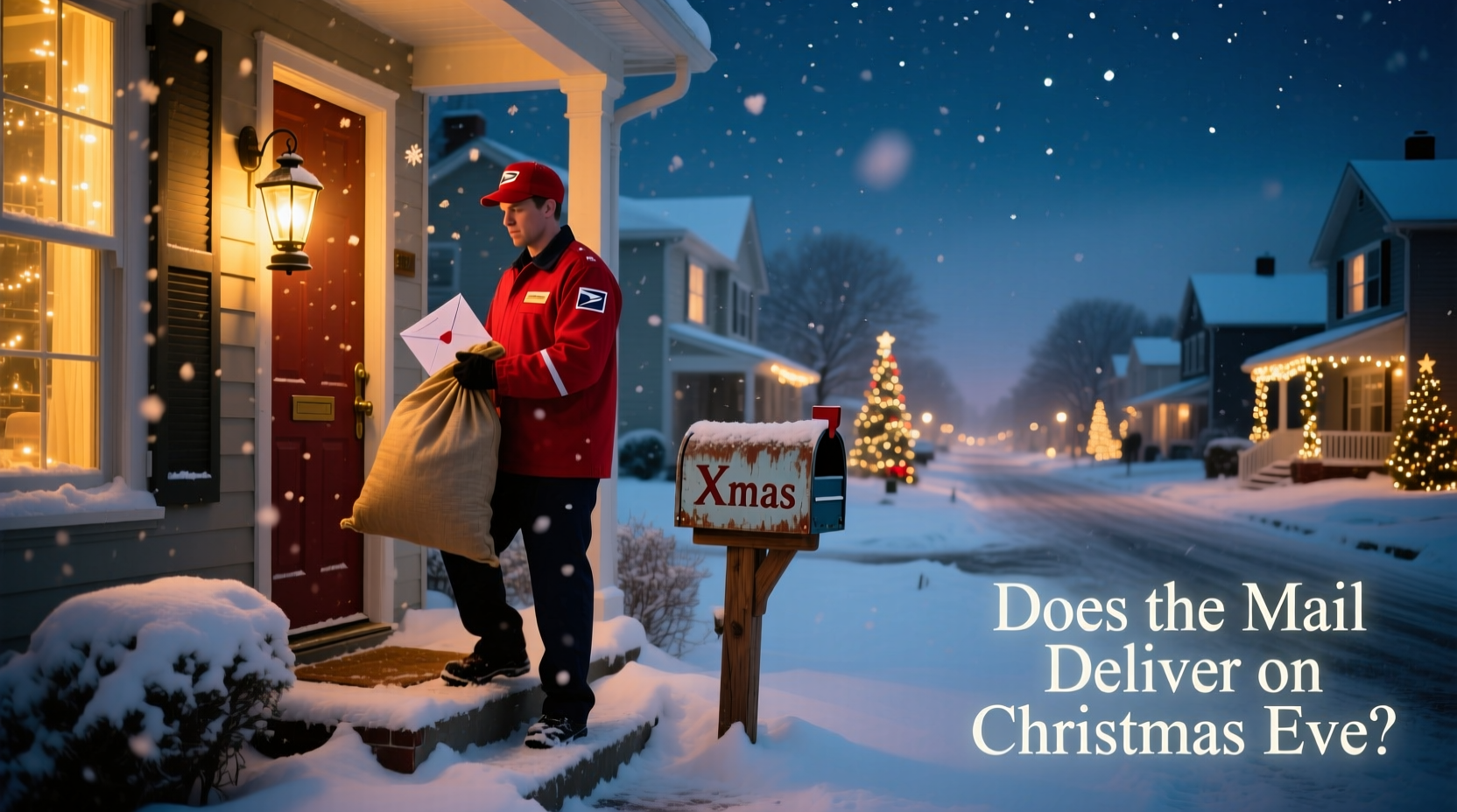 does the mail deliver on christmas eve