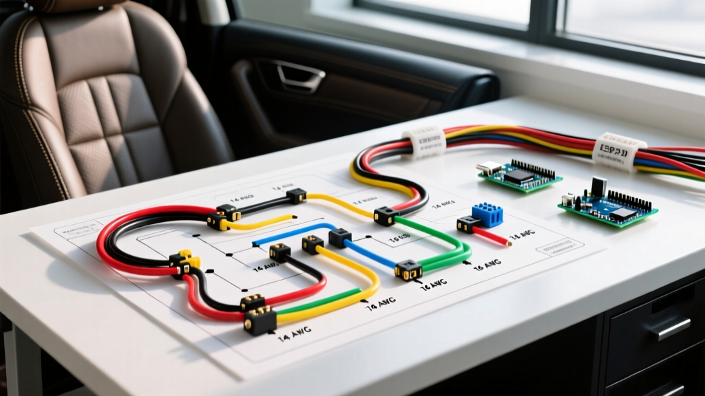 Electric Seat Wiring Diagram: Wire Gauge & Color Code Reference