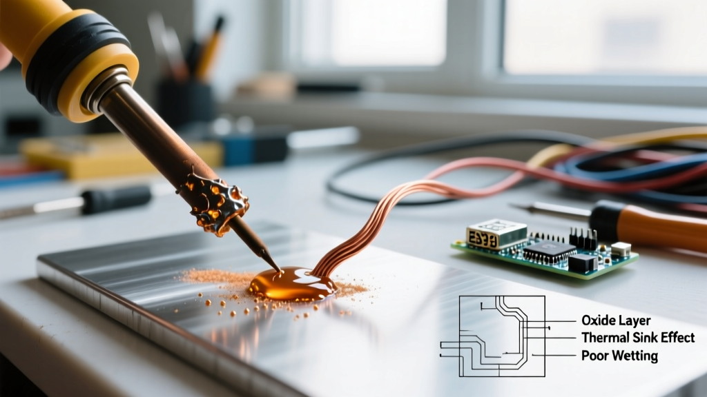 Why Soldering Aluminum With Soldering Iron Fails (And How to Fix It)