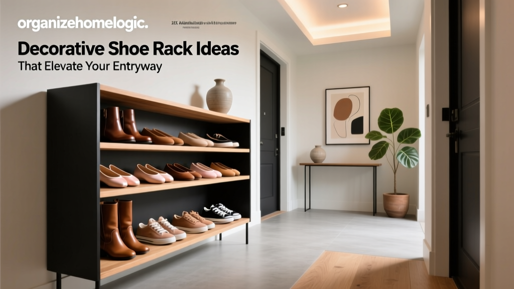 Decorative Shoe Rack Ideas That Elevate Your Entryway