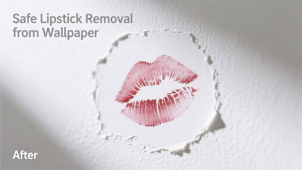 How to Remove Lipstick from Wallpaper Safely