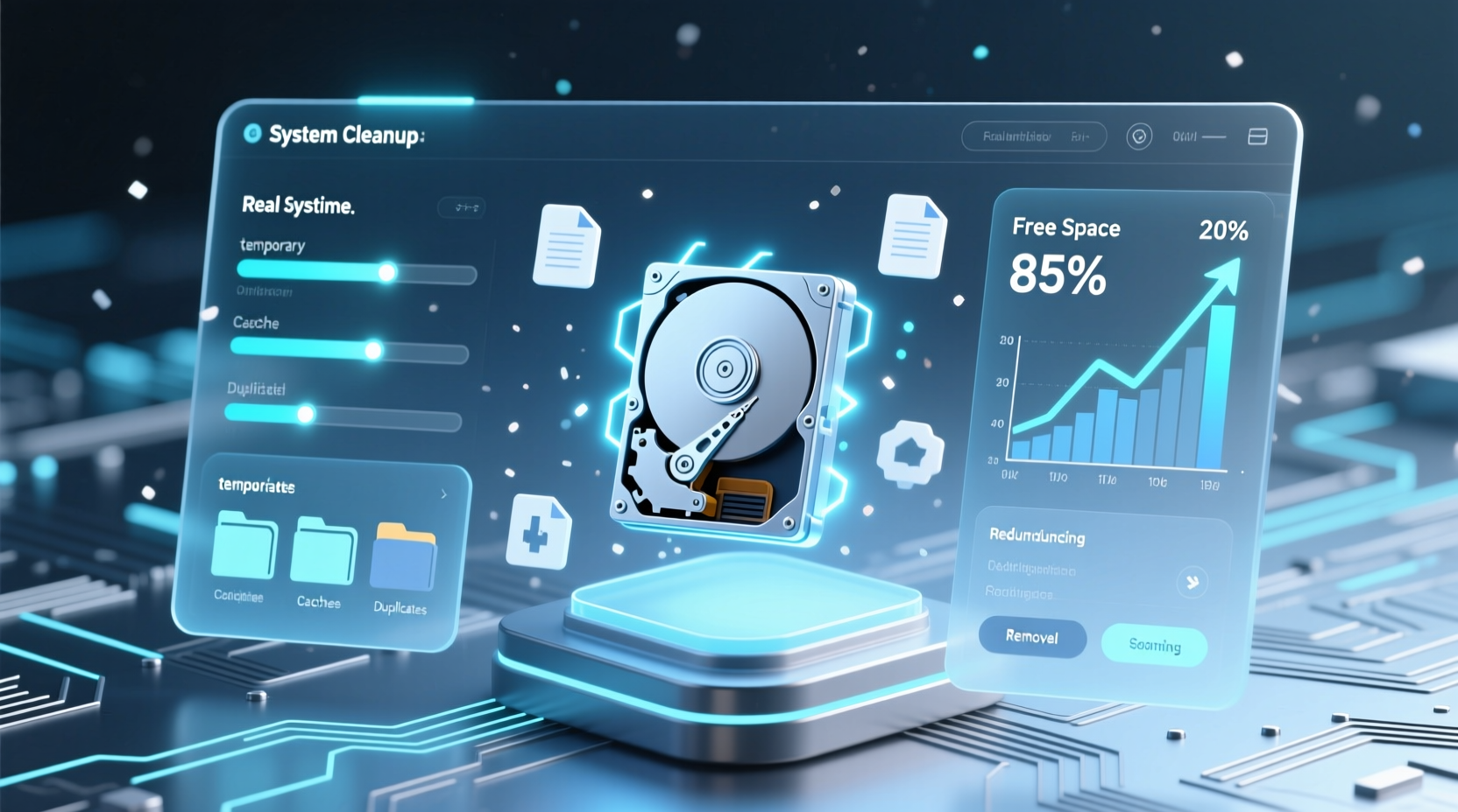 free up space on your hard drive automatically with win