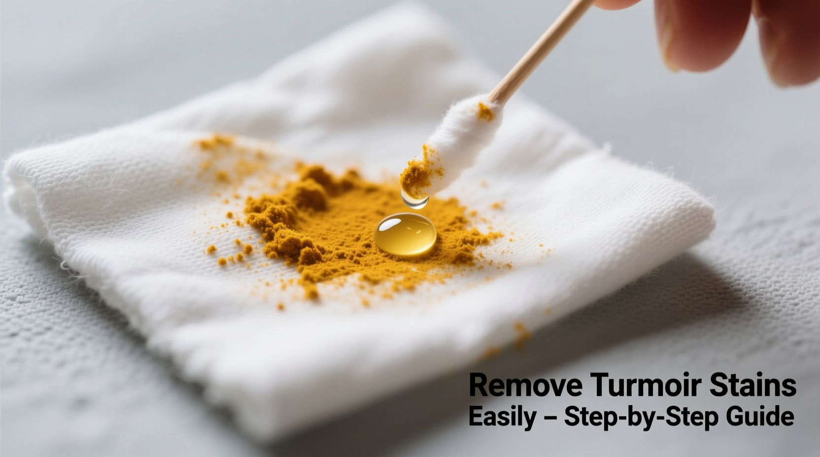 Vergleich verschiedener Kurkuma-Entfernungsmethoden