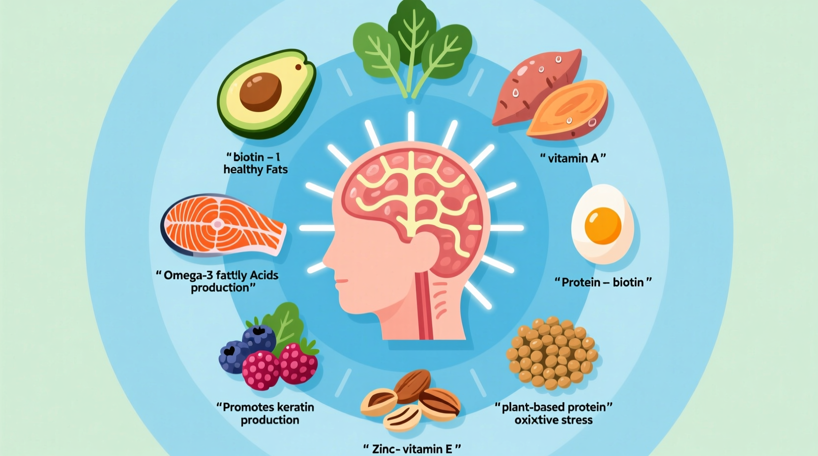 what foods encourage hair growth