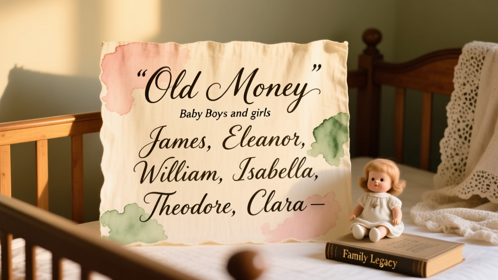 Old Money Names for Boys and Girls: Timeless, Understated, and Rooted in Legacy