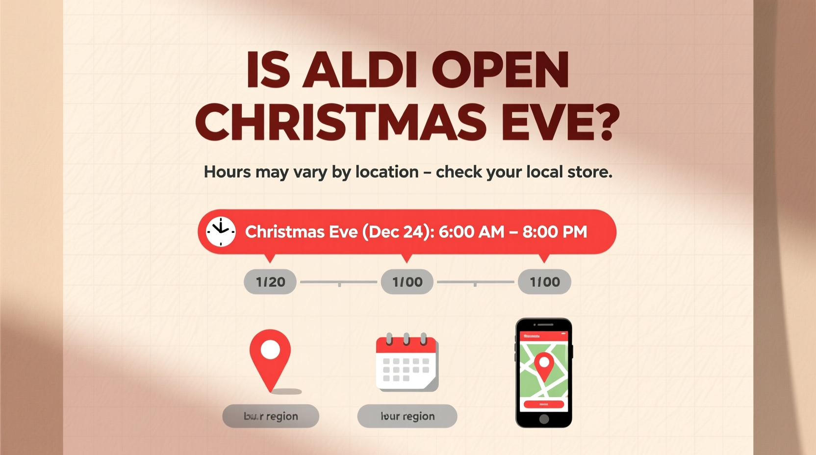 is aldi open christmas eve