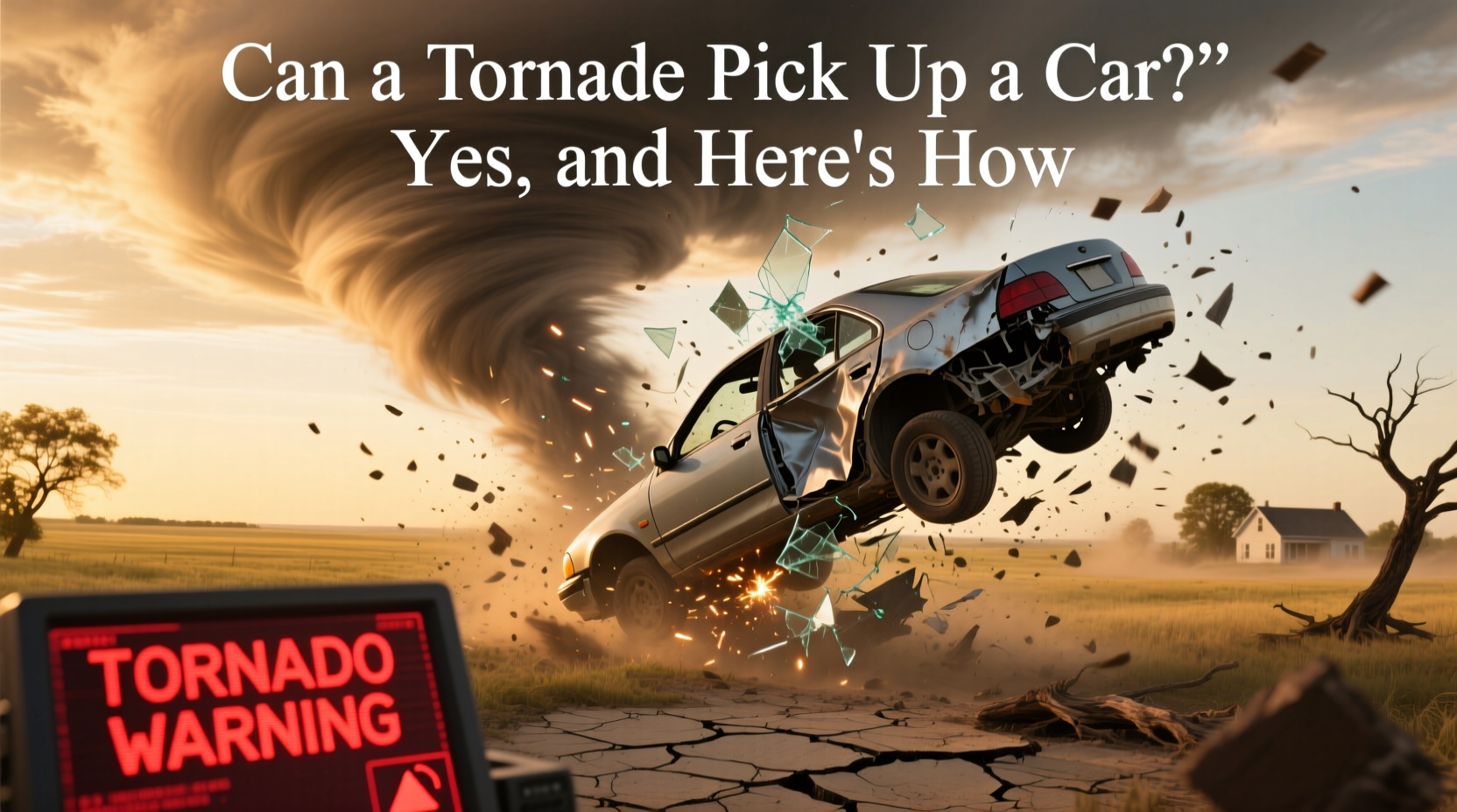 can a tornado pick up a car