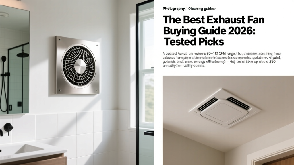 The Best Exhaust Fan Buying Guide 2026: Tested Picks