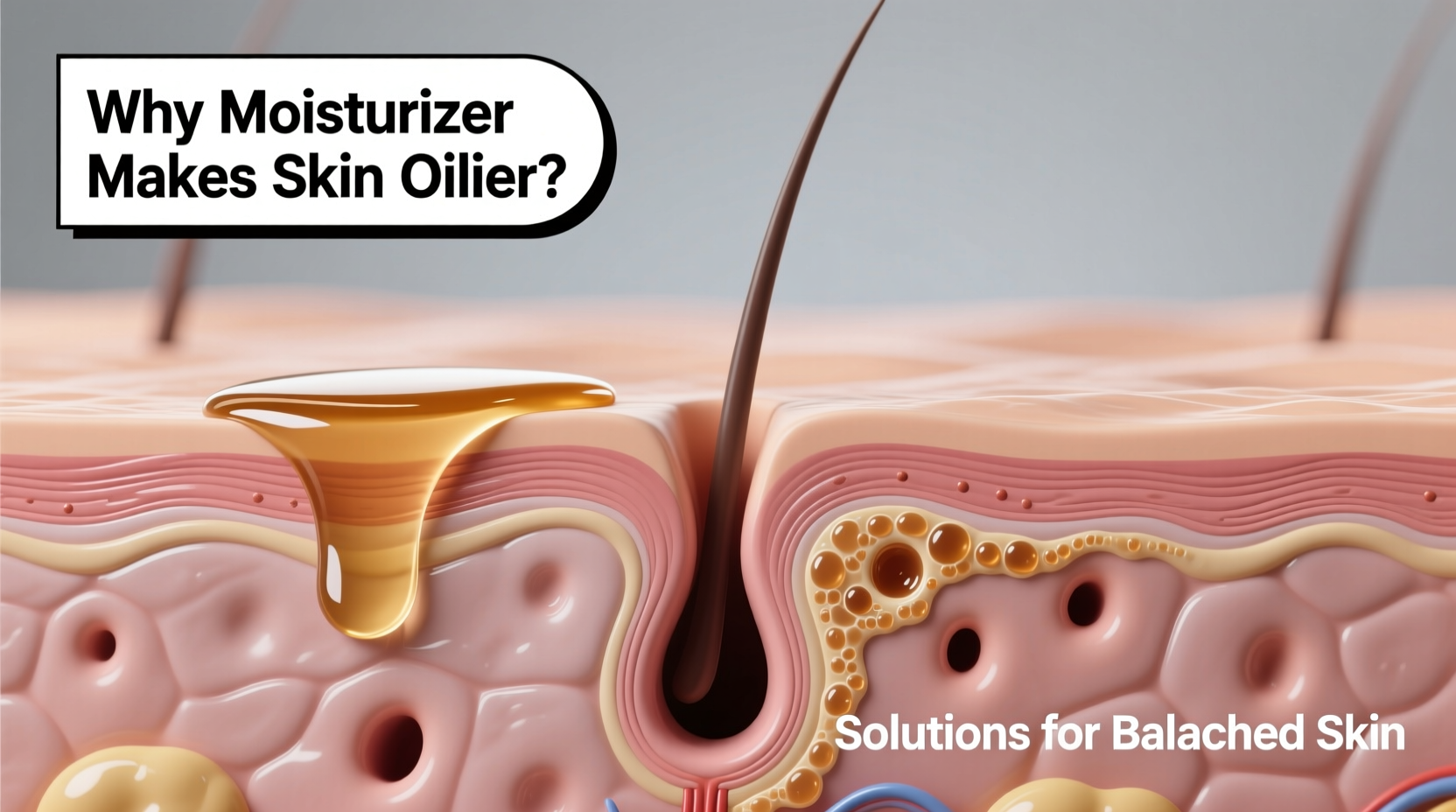 why does my skin get oilier after using moisturizer and how to balance it