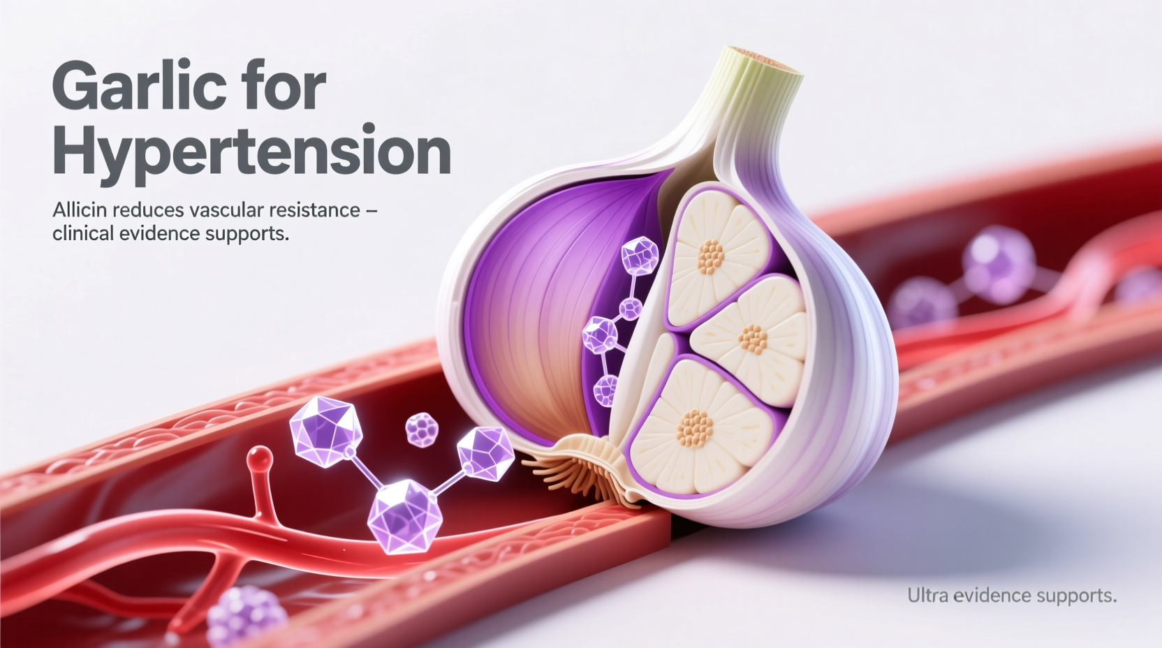 Garlic for Hypertension: Evidence-Based Benefits and Limits
