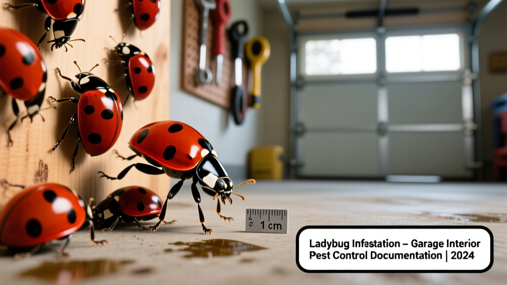 Ladybugs Indoors in the Garage: Identification & Control